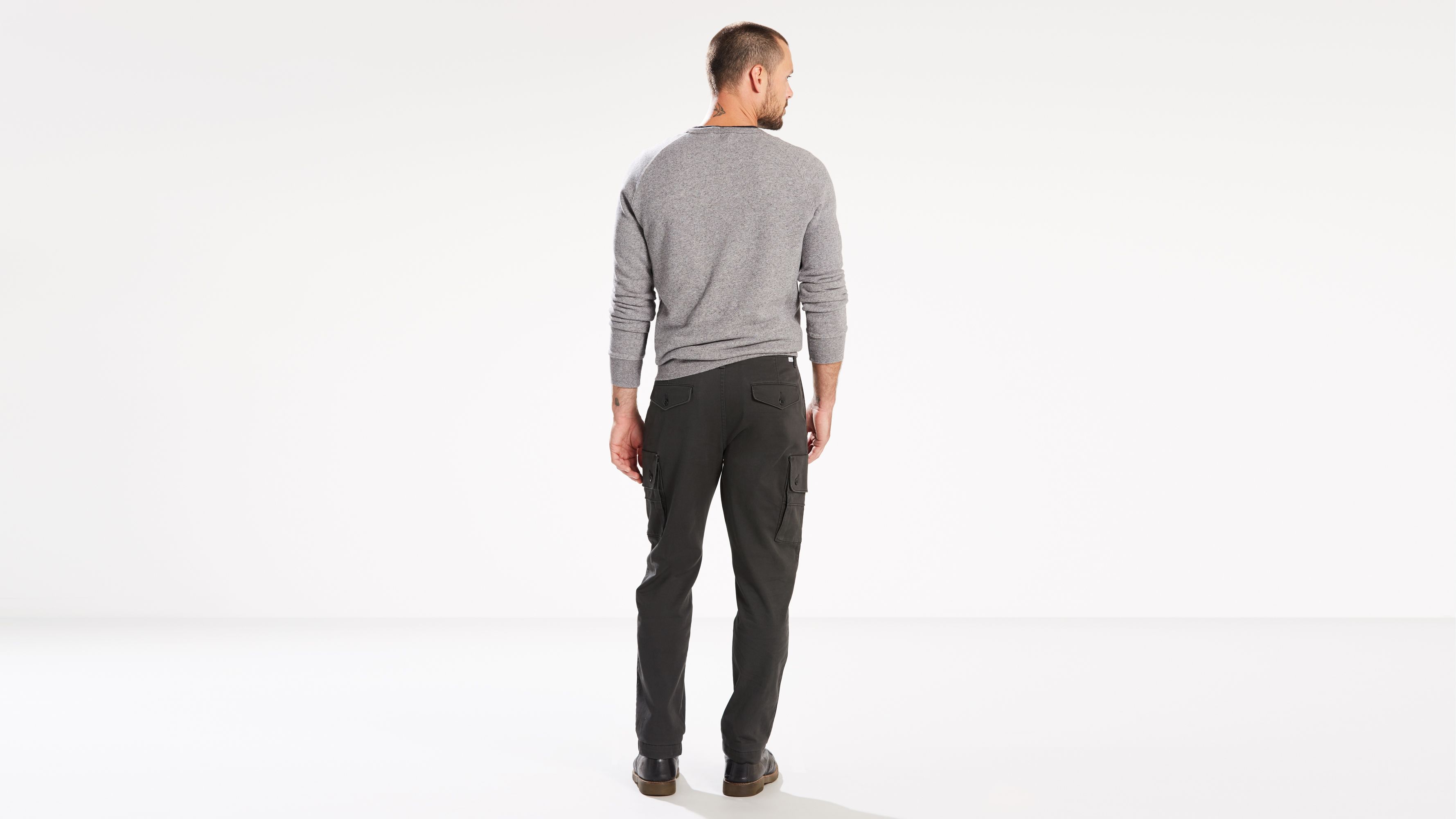 Grey Alex Cotton Pants For Men Online | Hummel India